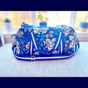 Vera Bradley Blue Bayou Medium Duffel Bag